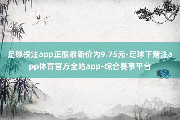 足球投注app正股最新价为9.75元-足球下赌注app体育官方全站app-综合赛事平台