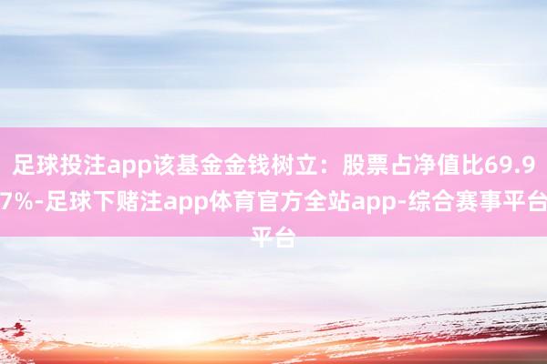 足球投注app该基金金钱树立：股票占净值比69.97%-足球下赌注app体育官方全站app-综合赛事平台