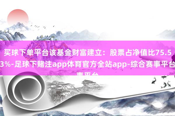 买球下单平台该基金财富建立：股票占净值比75.53%-足球下赌注app体育官方全站app-综合赛事平台